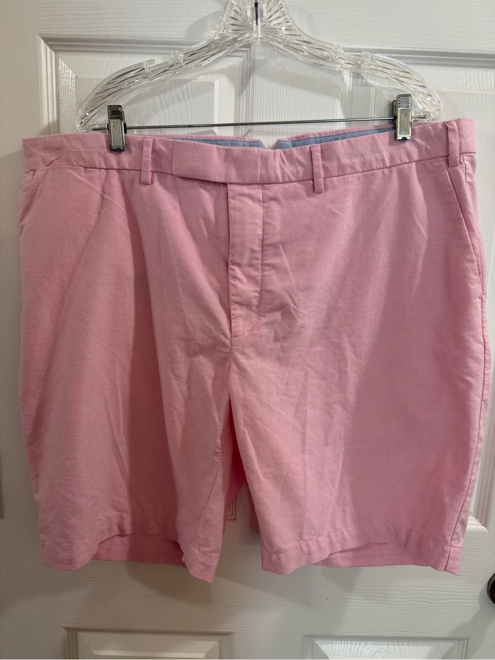 Pink Oxford Cloth Shorts